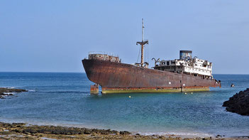 Schiffswrack, Lanzarote, Telamon