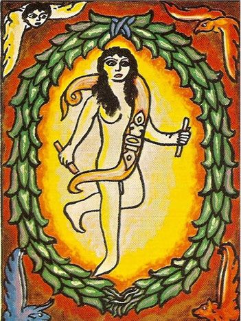 Mari según el tarot mítico vasco.