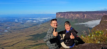 Auf dem Mount Roraima - dem höchsten Tafelberg der Welt