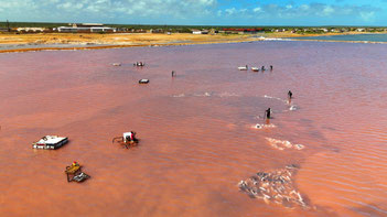 Salinas de Las Cumaraguas auf der Halbinsel Paraguaná