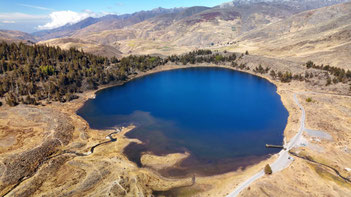 Laguna Mucubají im Nationalpark Sierra Nevada