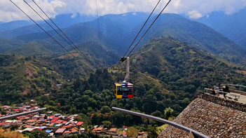 Die längste Seilbahn der Welt in Mérida, Venezuela