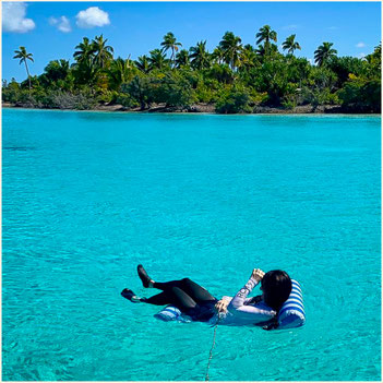Aitutaki Lagoon, One Foot Island, Tekupua, Cook Islands, Cookinseln