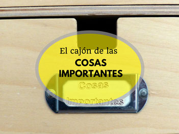 El cajón de las cosas importantes - AorganiZarte