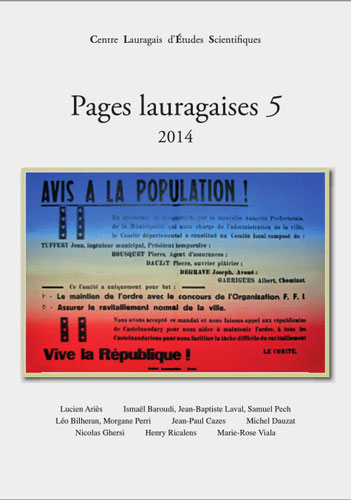 Couverture de Pages Lauragaises 5