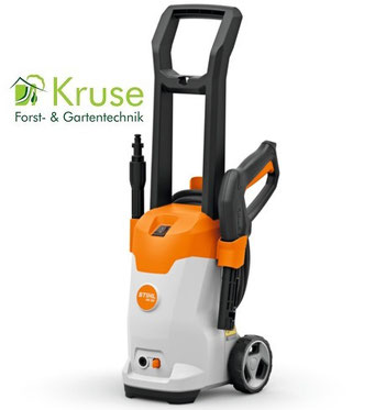 Stihl Hochdruckreiniger RE 80 mit Fahrwerk von Kruse Gartentechnik, Ihr Servicepartner für Hille, Minden und Petershagen.