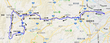 今回の行程図