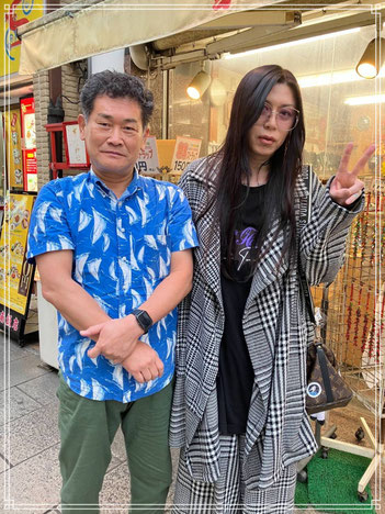 仁☆晴雲先生とHAKUEI(PENICILLIN)様 写真:折田琢矢
