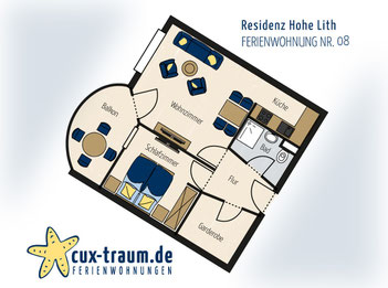 Hohe Liht Cuxhaven Grundriss Nr. 8