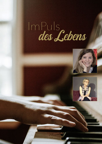 Image Design. Postkarte für eine musikalische Lesung mit Sandra Borowski & Christina Prigge. Von Funkenflug Design Münster.