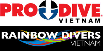 Rainbow Divers Bets PADI Dive Center Vietnam - Top Scuba Diving Trips and Scuba Training Vietnam ProDive and Rainbow Divers Vietnam Logo