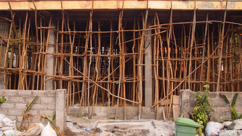 Construction-site, Nusa Lembongan, Indonesia