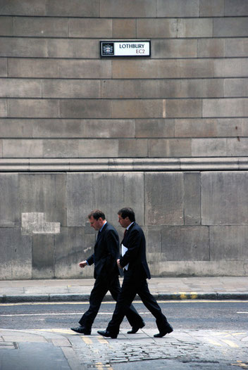 Lothbury, EC2 at the back of the Bank of England in the City.
