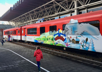 Globiwaggon der Zentrahlbahn