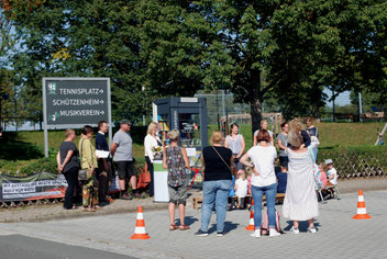 Ein Telefonhäuschen wurde in Diespeck zur Bücherzelle. 