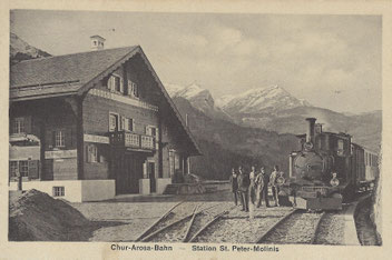 A. Reinhardt Chur, gestempelt 22. April 1915