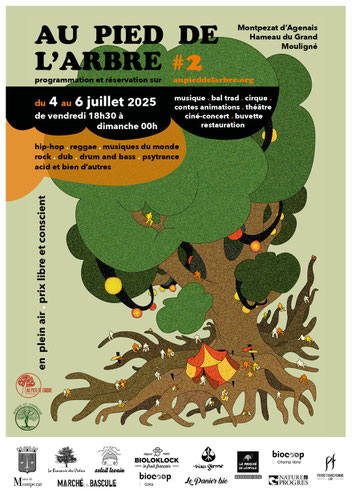 Conception graphique de l'affiche par Julia Lagabrielle.