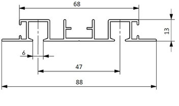 Vorhangschienen für den deckenbündigen Einbau - HELDT Handelsagentur