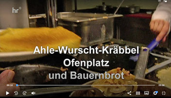 Screenshot aus dem hr-Beitrag über den Gasthof "Zum Hohen Lohr" in Battenhausen; landschaftlich schön gelegen im Naturpark Kellerwald-Edersee in der nordhessischen Grimmheimat