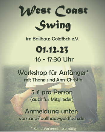 West Coast Swing Workshop am 01.12.