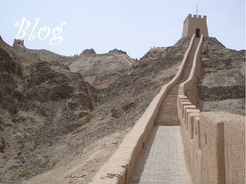 Jiayuguan-Chinese-muur-China-fort-zandsteen