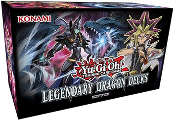 Legendary Dragon Decks mit verschiedenen Drachen Karten und unter anderem dem Cyber Drachen Deck