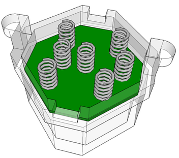 ブロックの裏面