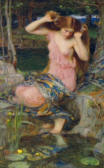 Lamia. John William Waterhouse.