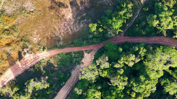 Übernachtungsplatz inmitten des Dschungels von Suriname
