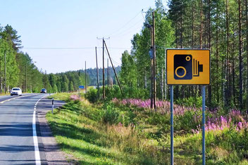 Kamera Straßenschild 