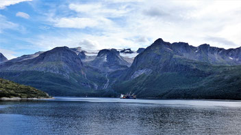 Gletschergebiet Svartisen Norwegen