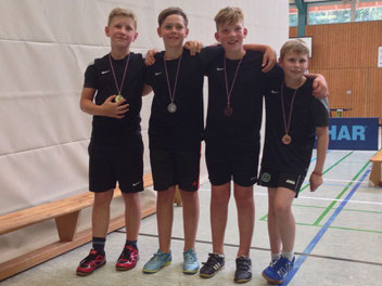 von links: Arian, Maximilian, Dustin und Eliah