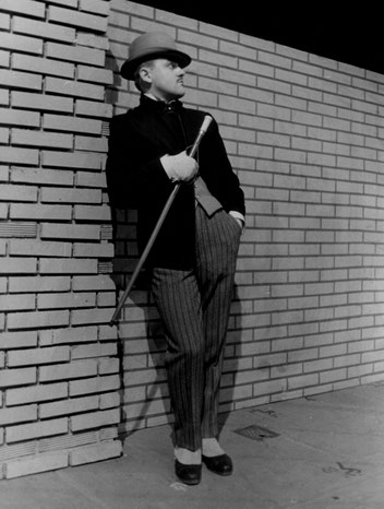 Friedo Solter als Mackie Messer 1958 in der legendären Meininger „Dreigroschenoper“ unter der Regie von Fritz Bennewitz. Foto: Theaterarchiv