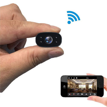 Mini Camara Espia 1080P Mini WiFi Oculta Cámara Espía WiFi Cámaras Espias  Camufladas Mini WiFi Oculta Cámara Espía para Ver En El Movil Spy Camaras  Invisibles con Detección De Movimiento : 