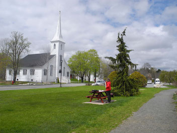 Mahone Bay mit schönen Holzkirchen