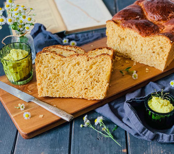 Zucchinibrioche, Brioche, Zucchini, Frühstück, Germteig, Hefebrot