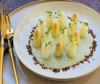 Spargel, Tonnato, Bärlauch