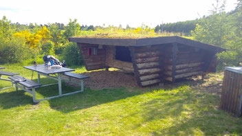 Shelter in der Morgensonne