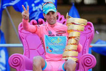 Il successo al Giro d'Italia nel 2013