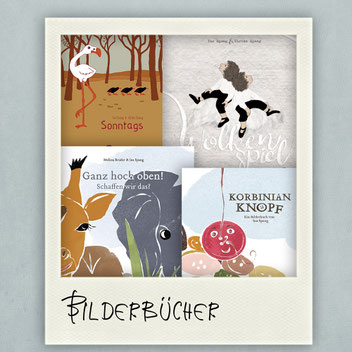 verschiedene Bilderbücher