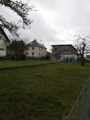 Die Grundstücke nach der Fällung der Bäume am 06.02.2021. Die Stämme sind bereits abtransportiert. Die Widerspruchsfrist wird erst am 27.02.2021 enden.