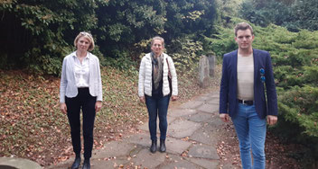 v.l.n.r.: Kathrin Anders MdL, Anke Föh-Harshman Vorstand OV, Felix Martin MdL