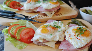 Eier Ei Egg Spiegelei Frühstück