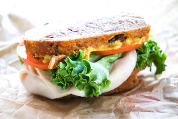 Sandwich Roggen Brot Vollkorn