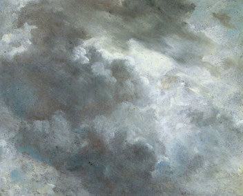 John Constable, Etude de nuages, huile sur papier, 1821, coll. part.