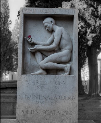 Tomba de Carles Riba al cementiri de Sarrià © Google