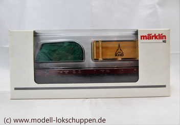Rungenwagen mit Beladung DB- Sondermodell Modellbahnaustellung Köln 2004 / Märklin 48304