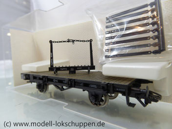 Fleischmann 855826 Drehschemelwagen, Bauart Hrmz der "K.P.E.V."