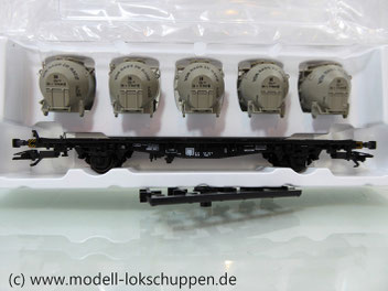 Märklin 48533 Behältertragwagen Lbgis 598  mit pa-Behältern DB 