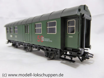 Märklin 43191 Personenwagen mit Gepäckabteil, 2. Klasse. BD3yge 766 der DB